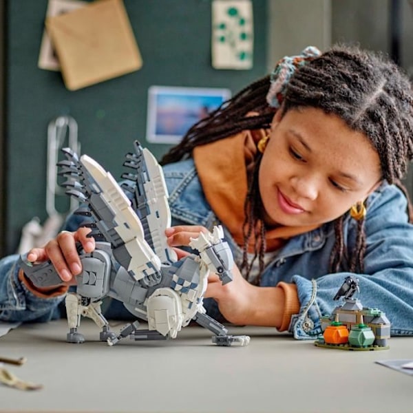 LEGO® Harry Potter 76427 Buckbeak - Hippogrif - Födelsedagspresentidé för barn Vitt och grått