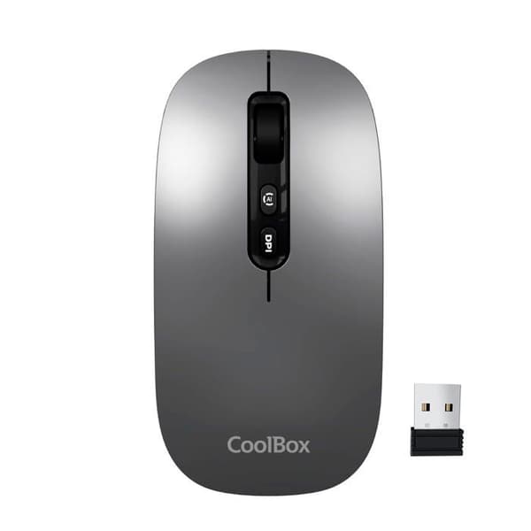 Trådløs stille mus - CoolBox - W02 - Genopladelig - Ambidextrous - Triple trådløs forbindelse - Bluetooth 5.0