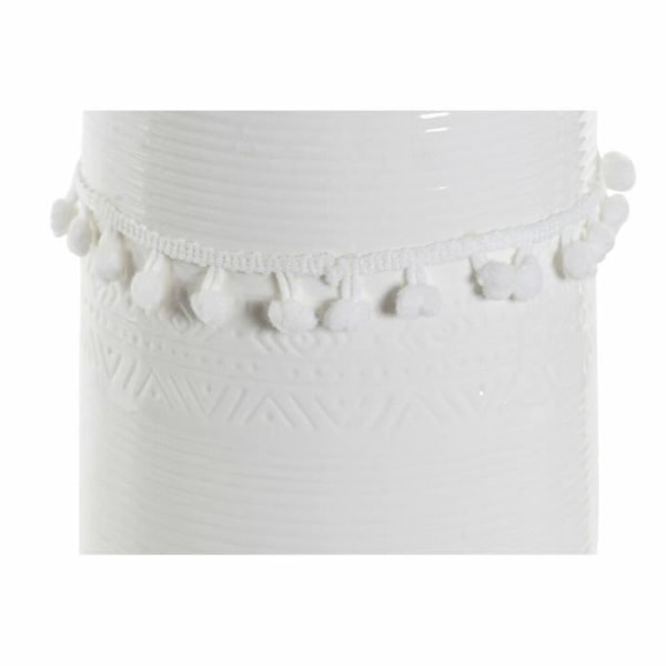 boho design vit vas 24 cm
