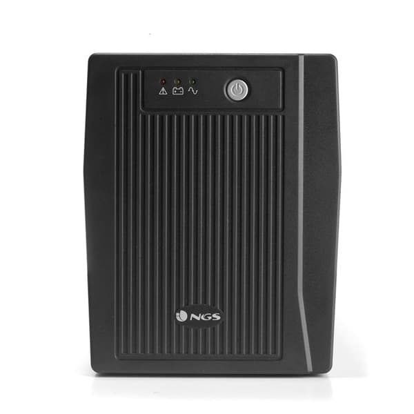 Ondulator - NGS - Fortress 2000 V2 - 1500 VA - 900 W - 4 udgange CA - Sort
