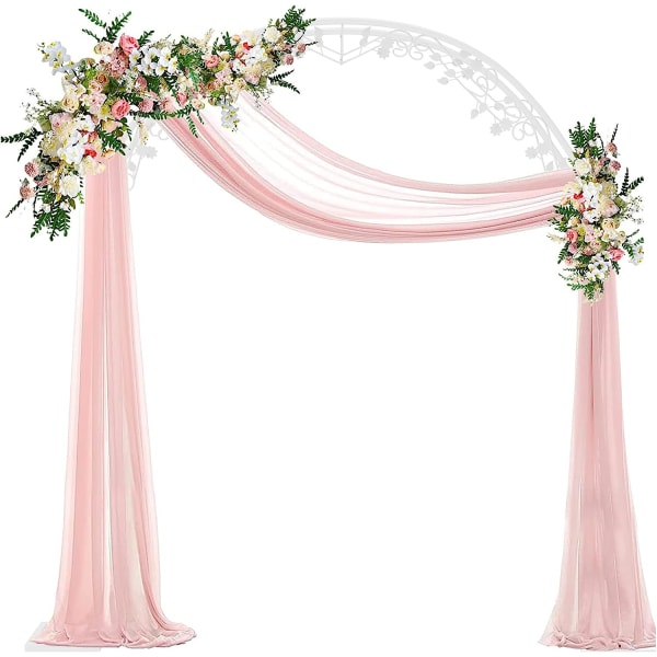 Wisfor Bröllopsbåge, 240 × 220, rosbåge i metall, stabil ballongbåge, dekorationsstativ för blomsterballonger, för bröllopsfest födelsedag