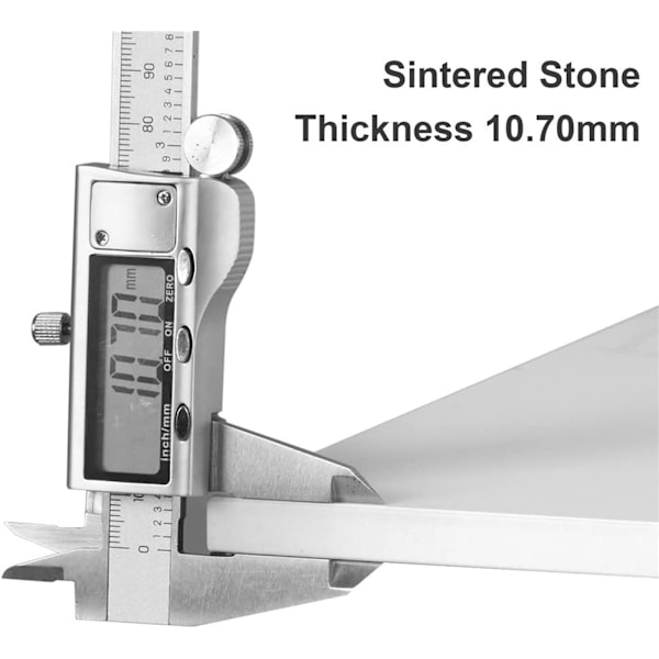 Wisfor köksmatbord, bordsskiva i marmor, rektangulär 120 cm skiva med modern vit marmoreffekt, matbord 4-sits med avsmalnande metallben white