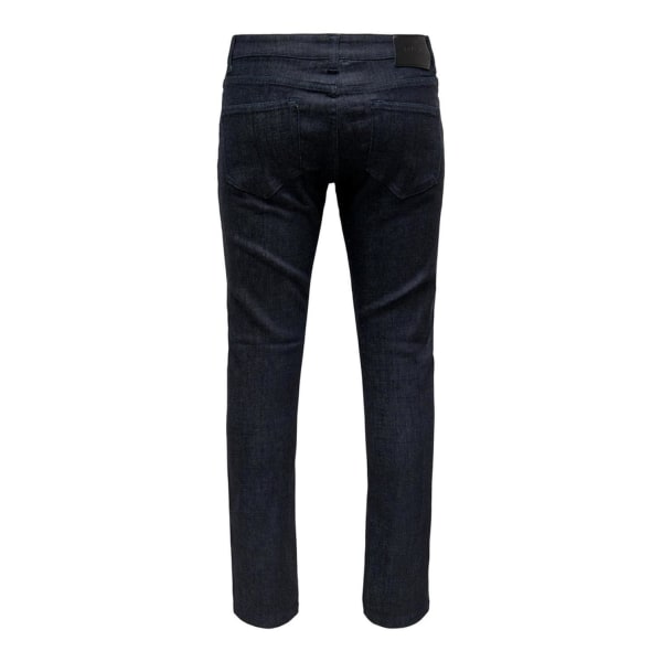 Loom Slim Raw Jeans - Blå Denim Blå 30/34