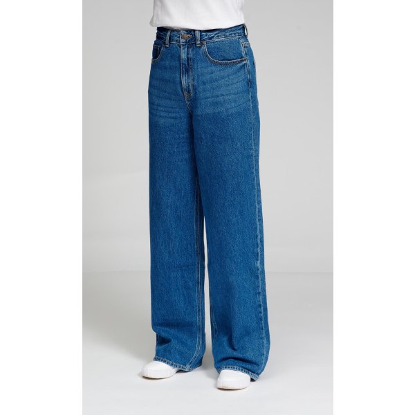 De Originale Performance Wide Jeans - Medium Blue Denim 28/30