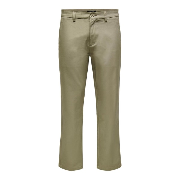 Edge Chino Byxor - Mermaid Sand/Beige 29/32