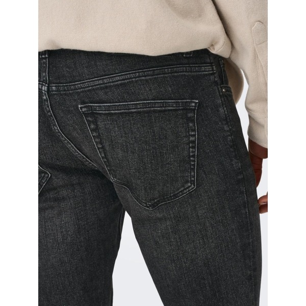 Loom Slim Svarta Jeans - Svart Svart 33/32