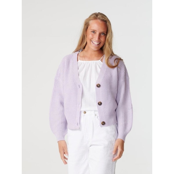 Lea Cardigan - Pastell Lilac Purple M