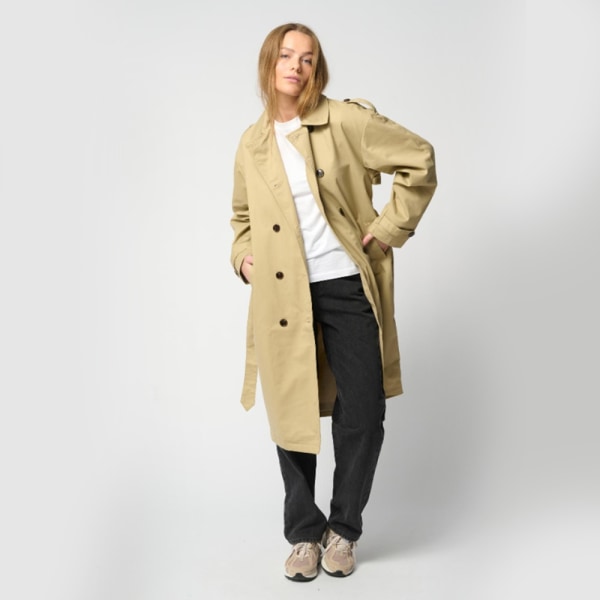 Linea trenchcoat Sand/Beige S