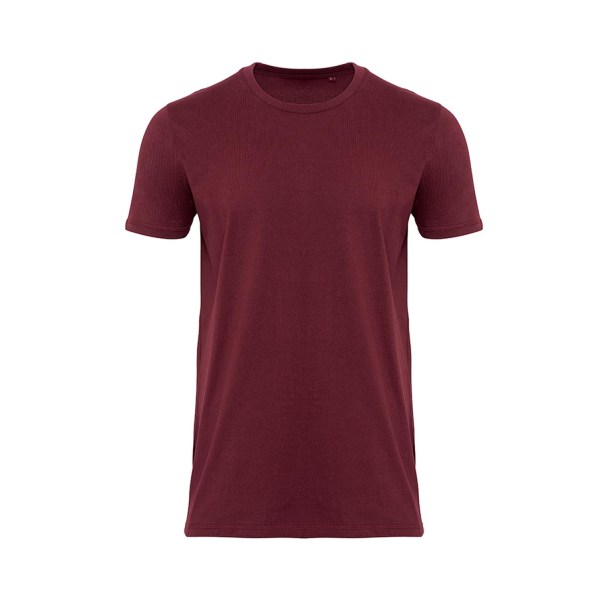 Orgaaninen perus T -paita - Burgundia XL