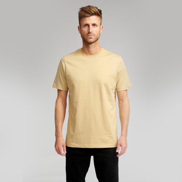 Ekologisk Basic Tshirt Sand/Beige 3XL