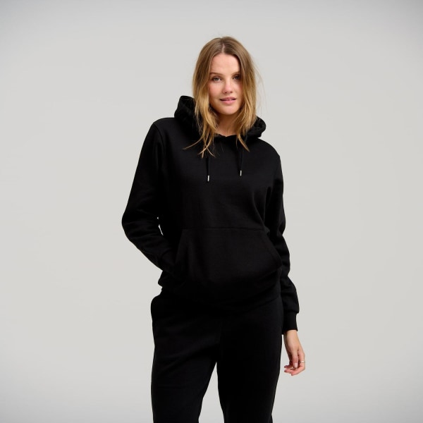 Basic Hoodie Sweat Svart XS