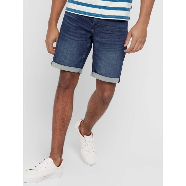 Denim Shorts - Blå Denim Blå 28