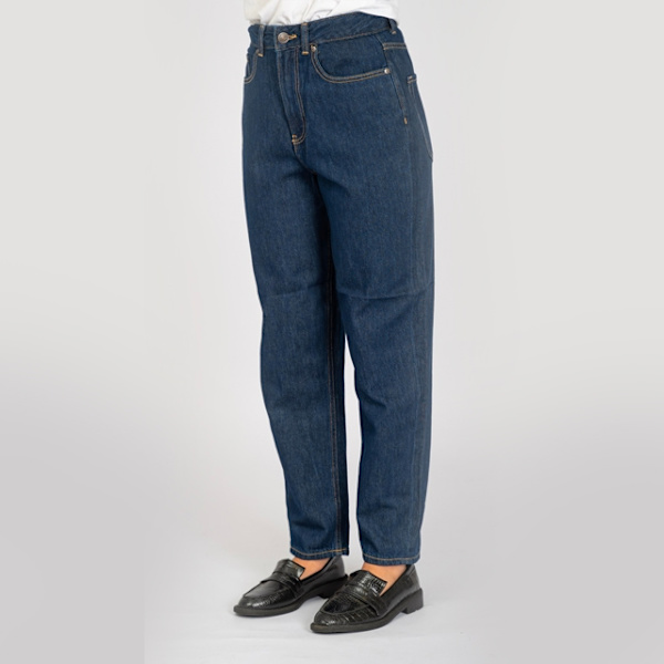 The Original Performance Mom Jeans - Dark Blue Denim