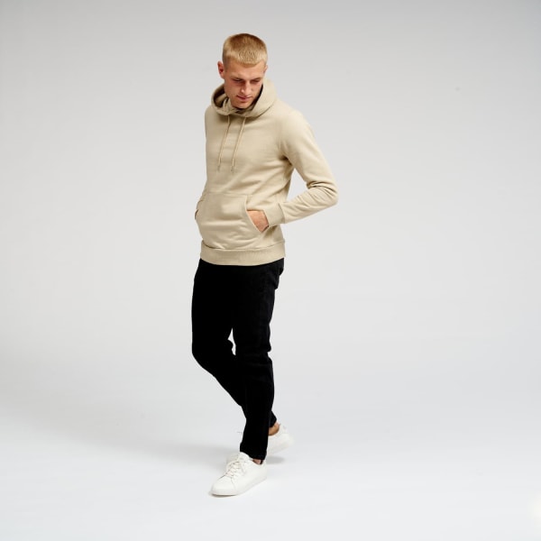 Basic Hoodie Sweat Sand/Beige M