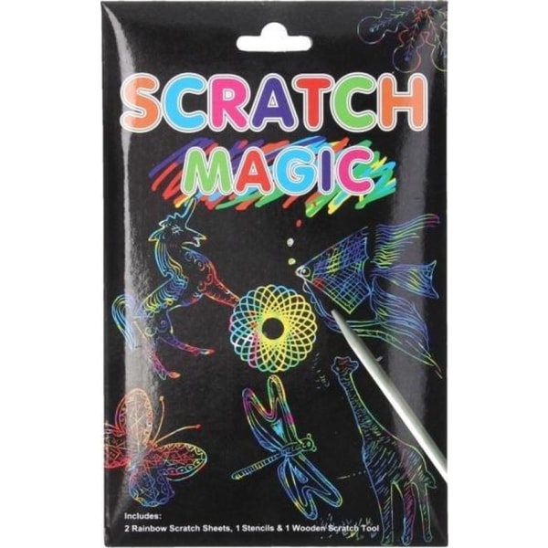 Kids Fun Magic Scratch Kit 2 st
