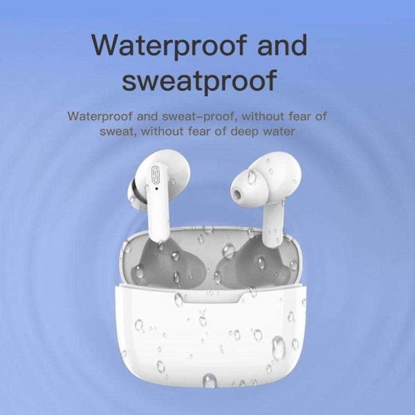 WhitePods TWS  - Trådlösa Bluetooth Hörlurar Vita vit