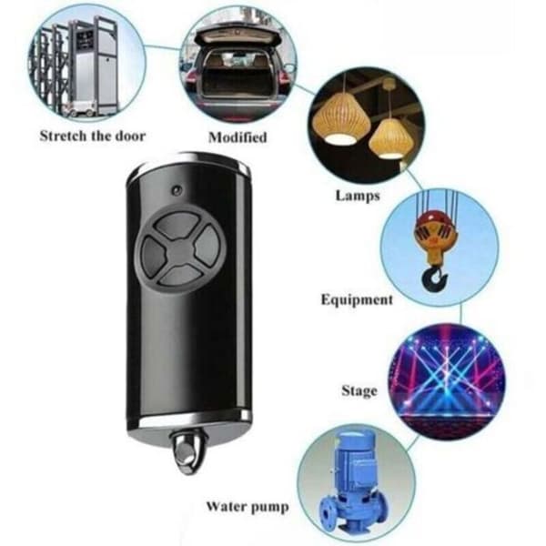 Replacement Garage Door Remote Control - LUSKYKA® - 2-Pack - Frequency 868 MHz - 4 Channels