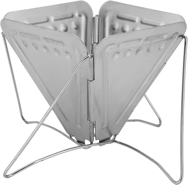 Camping kaffefilter, gjenbrukbart bærbart sammenleggbart kaffefilter H