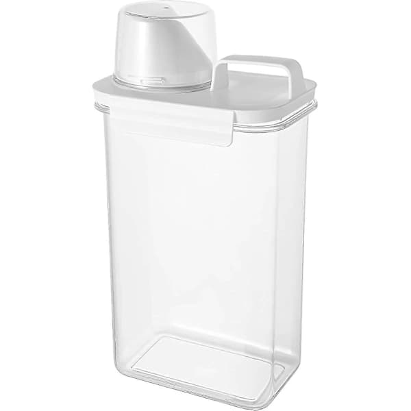 NA/2300ML Opbevaring til vaskemiddel, Vaskemiddelbeholder Dosering Flydende vaskemiddel