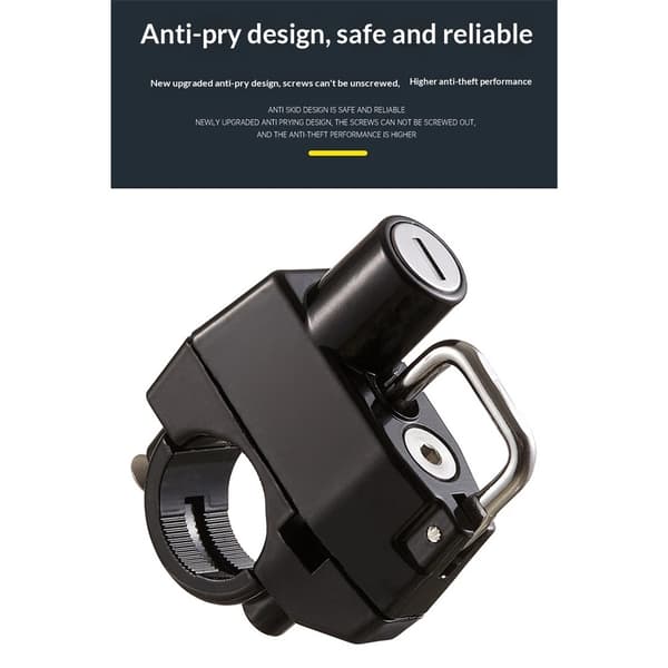 Motorcycle Helmet Lock - Anti-theft, Tamper-proof Security Lock for Motorcycle