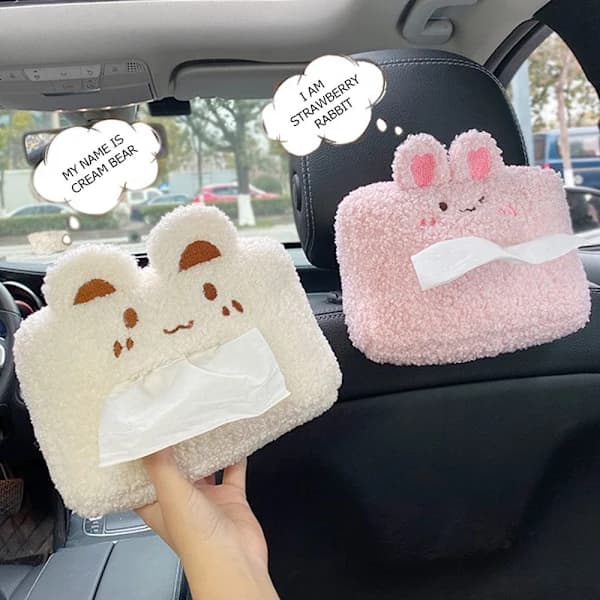 Auton pehmopaperilaatikko Pehmopaperinpidike BEIGE Beige