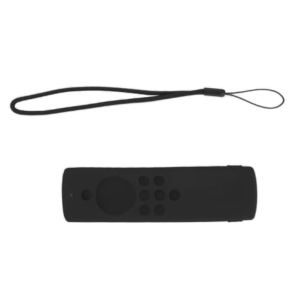 Silicone Remote Cover Protective Case Washable Remote Control Case Shockproof Remote Protector for Fire TV Stick Lite Black