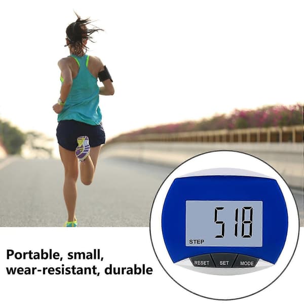 Running Pedometer High Clear Sensitive Accurate Reading Clear Screen Count Steps Electronic Large