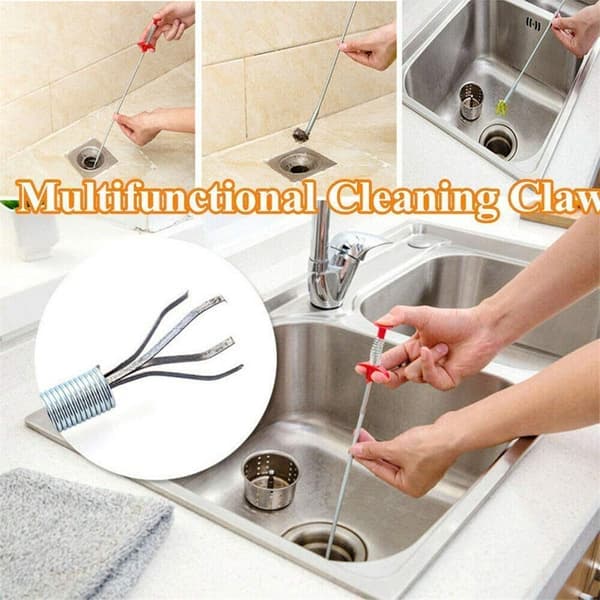 Flexible Grabber Claw Pickup Tool with Claws Bendable Hose Pickup Tool for Litter Picking