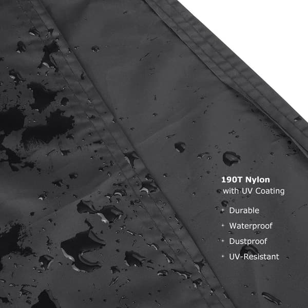Waterproof Bicycle Cover for 2 Bikes with Lock Hole and Storage Bag (BT)