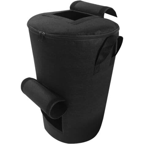 Non-woven compost bag 35x60 cm - 1 piece - Sealed design for fast fermentation - Easy access with Velcro