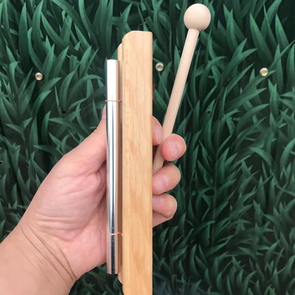 2-pakning Solo Chime Bar for klasseromsledelse, meditasjon og mindfulness