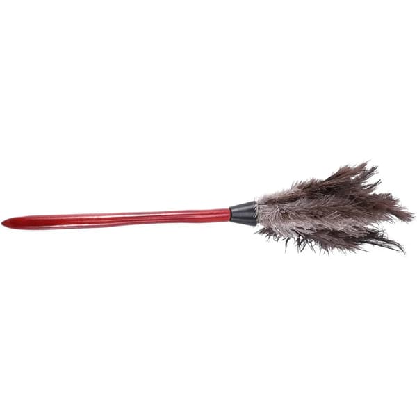 Ostrich Feather Duster, Beech Wood Handle, 38 cm