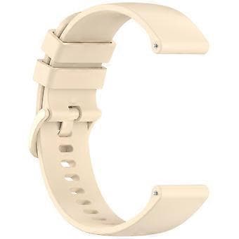 Compatible Silicone Strap for Garmin vivoactive 5, 20mm, Quick Release, Replacement Strap (Light Yellow)