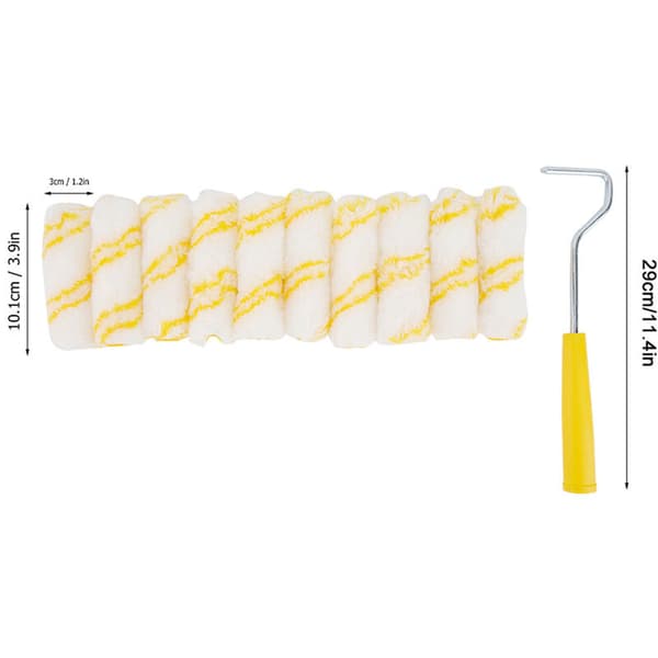 Wall Paint Roller Set Mini Home Decoration Painting Brush Set