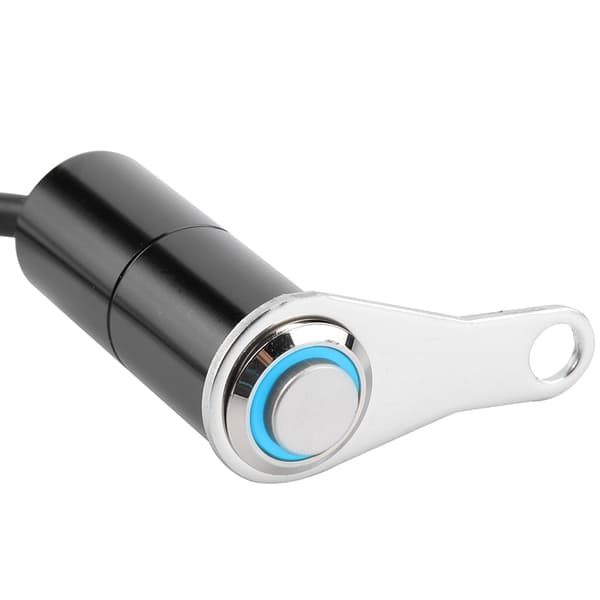 Motorcycle Handlebar LED Light Start Kill Switch Single Button Control