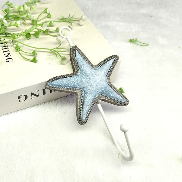 Mediterranean Style Hooks, Coat Hooks, Heavy Duty Hangers, Decorative Shells, Outerwear Hooks Mounted Hanger Home Hook