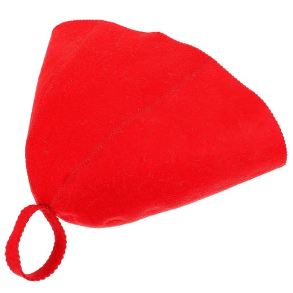 Sauna Felt Hat Thick Sauna Felt Hat Water Absorbent Sauna Felt Hat Breathable Sauna Felt Hat [DB]