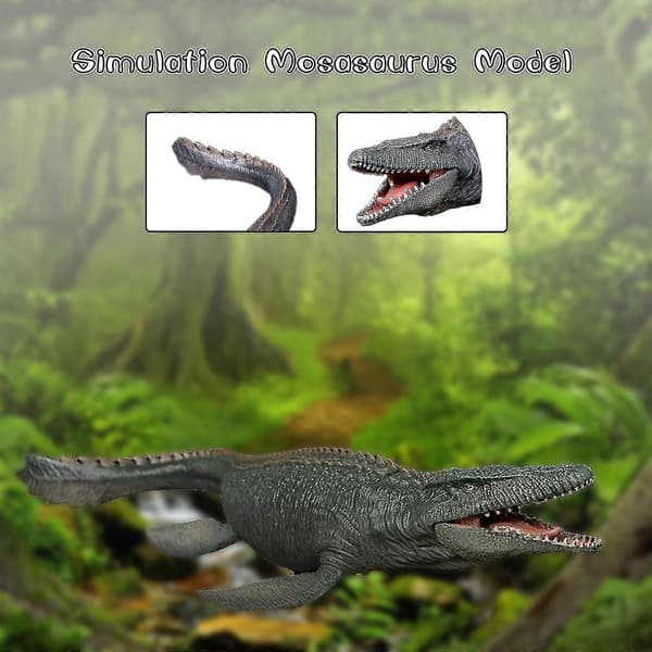 2025 Realistic Large Mosasaurus Model Lifelike Dinosaur Model Figure Playset Model