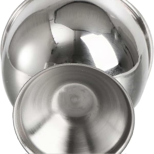 8-pack Egg Cups with 8 Spoons, Stainless Steel Egg Holders for Soft Boiled and Hard Boiled Eggs, Set