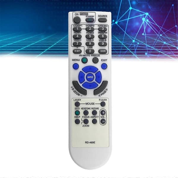 RD-469E Replacement Remote Control for NEC Projector VE303X VE303 V302X V332W