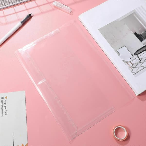 Transparenta vattentäta bokomslag, 10-pack klara skyddsfodral