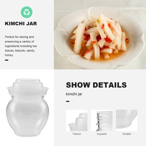 Transparent Fermentation Jar Kitchen Pickling Jar Large Capacity Pickling Jar Vegetable Storage Jar