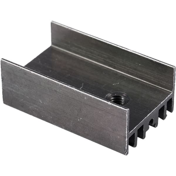 20x Sort Aluminium Køleplade 25 x 15 x 10mm til TO-220 IC