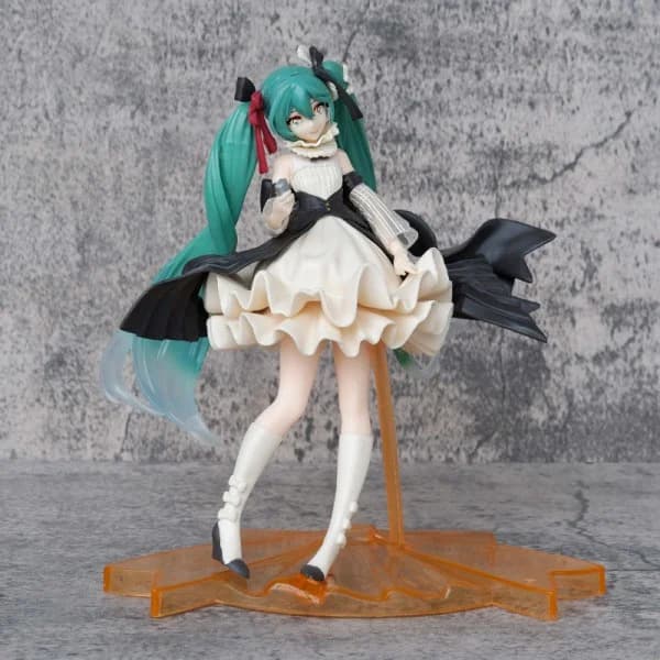 Vocaloid Hatsune Miku actionfigur samlarobjekt 21 cm anime kawaii vit One Size