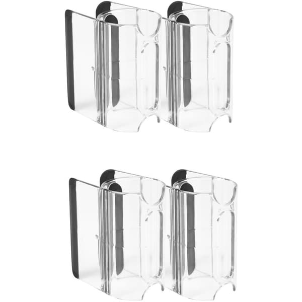 3-pack bomullsrondellförvaringslåda Kommod Akryl Kontor Hushåll Sovrum med transparent dammskydd