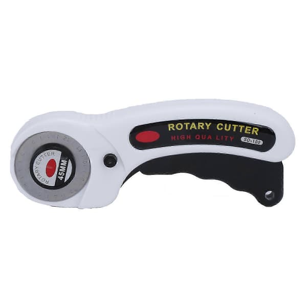 Rotary Cutter 45mm Comfortable Sewing Tool with 5 Extra Blades for DIY Projects 26s