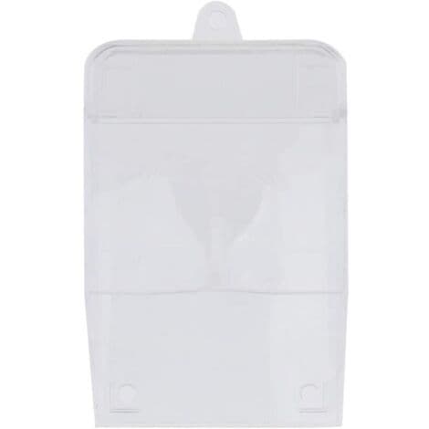 Waterproof Doorbell Button Cover, Transparent Protective Casing, Wireless, Wall-Mounted, Socket Protective Cover
