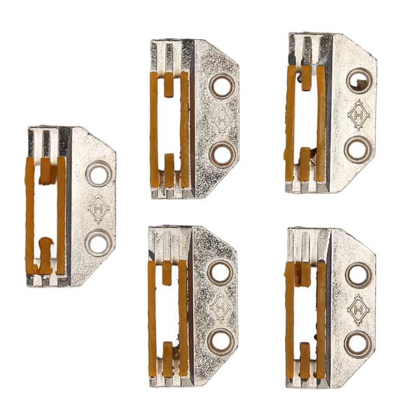 5 Pcs Sewing Machine Feed Dog Stainless Steel High Hardness Rustproof Sewing Machine Feeder for Repair Replacement