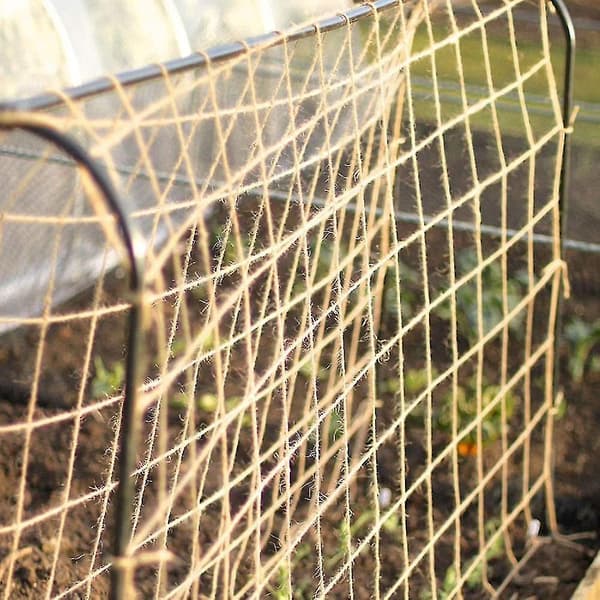 Natural Jute Net for Climbing Plant Support