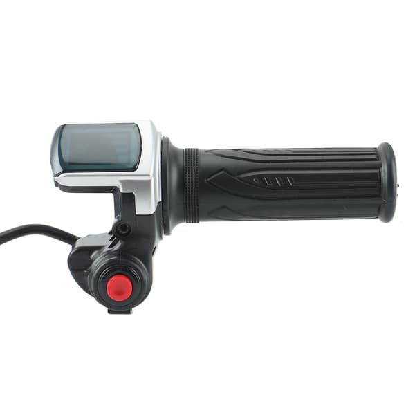 48V Elektrisk Sykkel Scooter Hastighetskontrollgrep LCD-skjerm Med Bryter Ebike Twist Throttle Accel